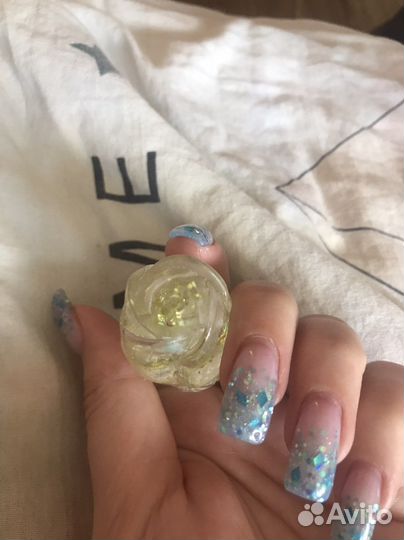 Розочка из эпоксидной смолы