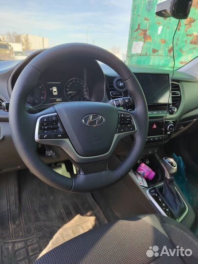 Руль на hyundai solaris 2 с обогревом за перетяжку