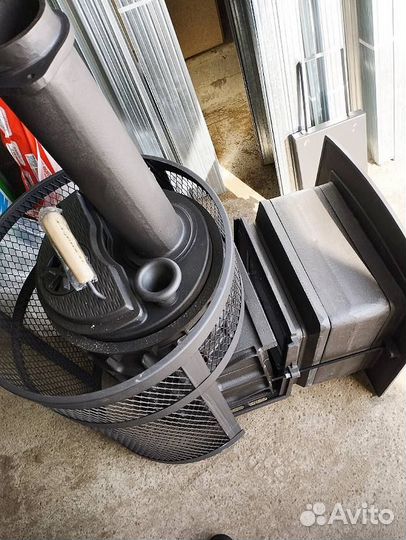 Чугунная печь банная Авангард зк 25 (П2) ураган