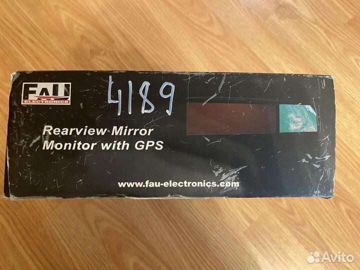 Зеркало заднего вида с навигацией