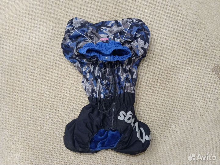 Зимний комбинезон на флисе для собаки