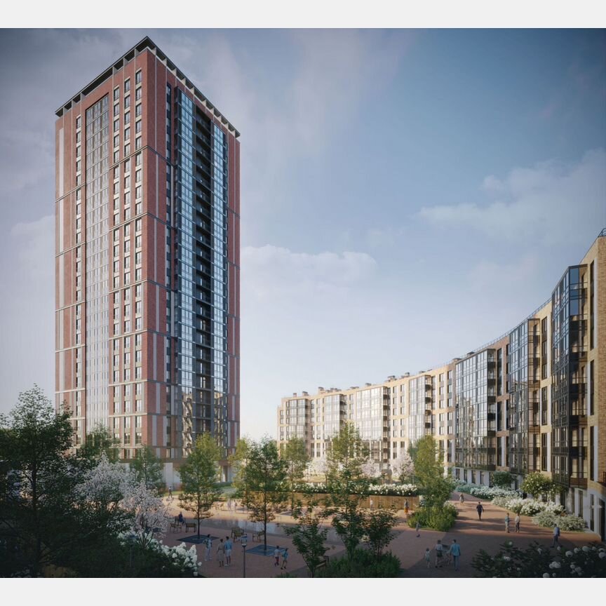 1-к. квартира, 46,9 м², 22/25 эт.