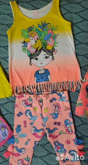 Летние вещи на девочку 92см