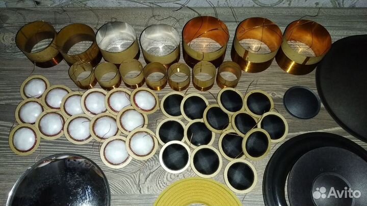 Подвесы диффузоры катушки пыльники для динамиков