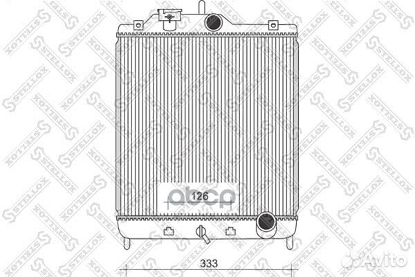 10-25089-SX радиатор системы охлаждения МКПП H