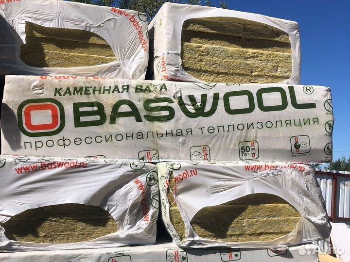Утеплитель Baswool 1200/600/50мм,6плит,4,32м2