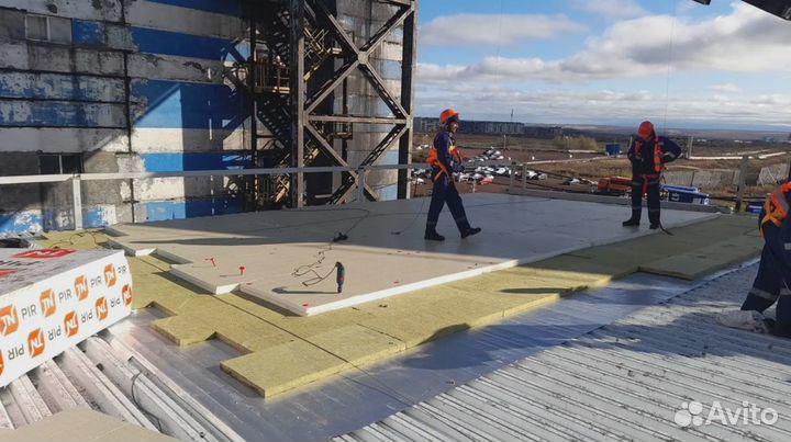 Ремонт плоской крыши
