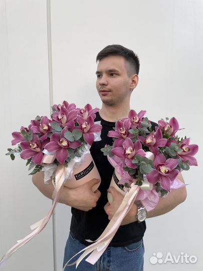 Цветы, шары, букеты, бесплатная доставка от 2500