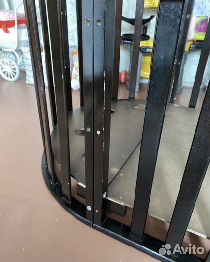 Детская овальная кроватка