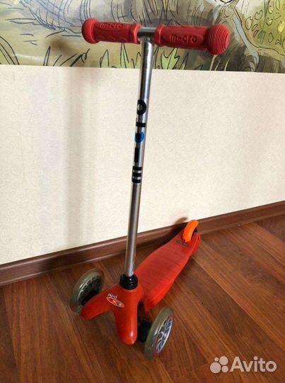 Самокат детский трехколесный бу микро оригинал