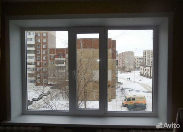 Окно пластиковое. Остекление балконов