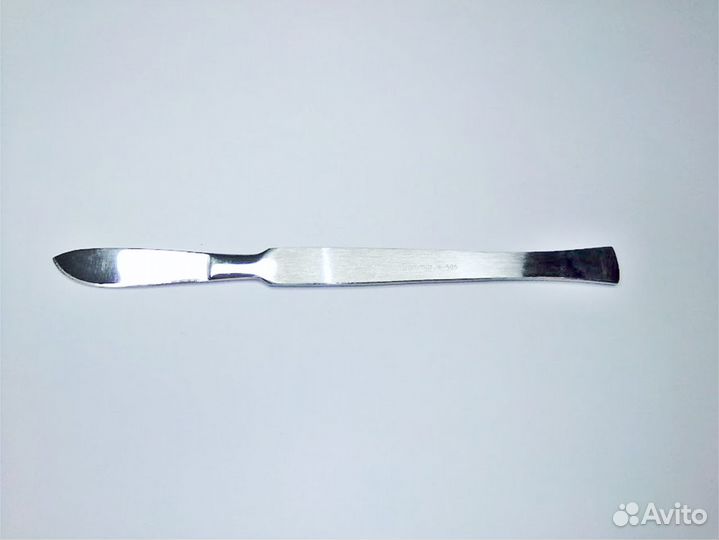 Скальпель брюшистый, средний 150 мм Код 16-505