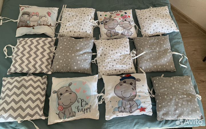 Бортики в детскую кроватку