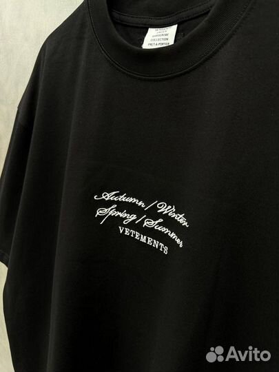Футболки Vetements оверсайз (сезон 2024)