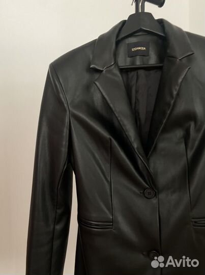 Кожаный пиджак (эко кожа)