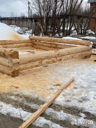 Сруб дом баня