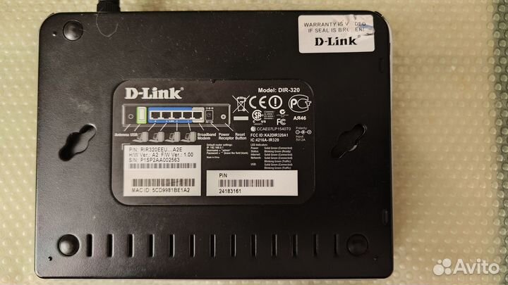 Wifi роутер D-link DIR-320