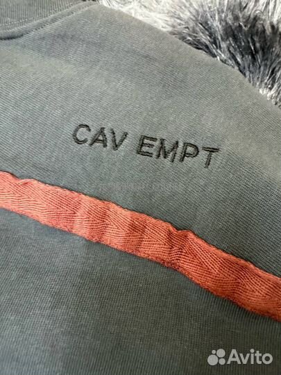 Лонгслив Cav Empt с плащевыми вставками