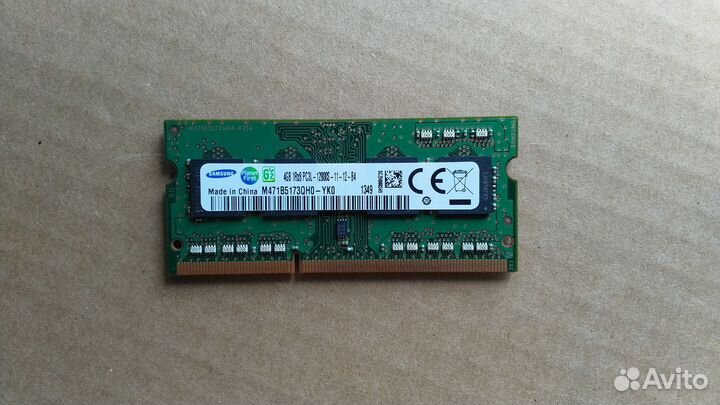 4Gb sodimm DDR3L-1600 Samsung