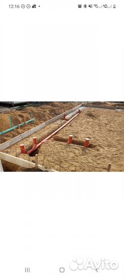 Канализация в частном доме по грунту