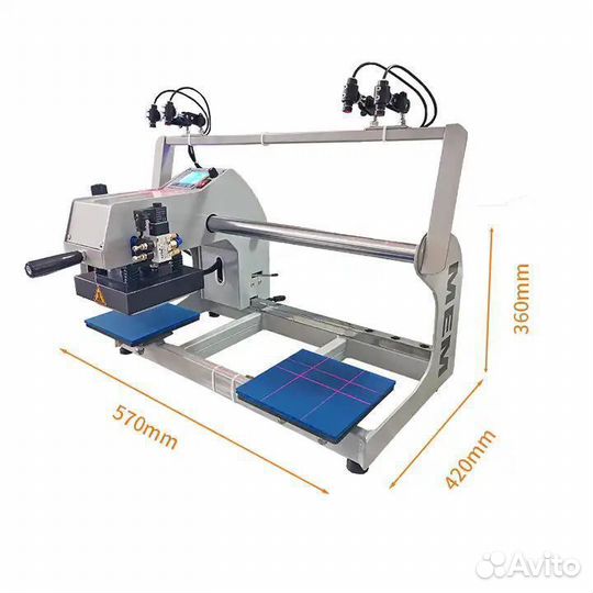 Пневматический термопресс MEM TQ-1515 (15х15см)