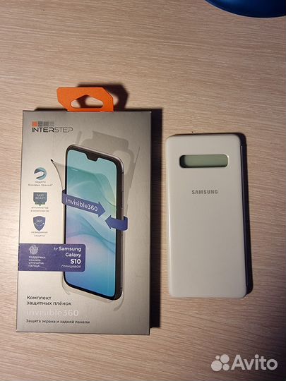 Чехол и защитная плёнка на samsung galaxy s10