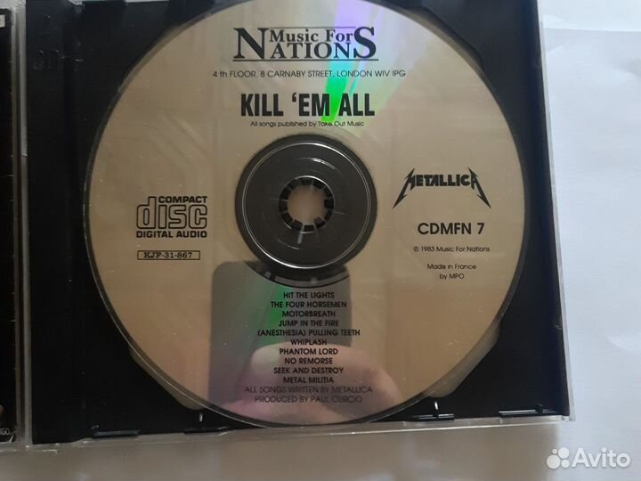 Metallica – Kill 'Em All