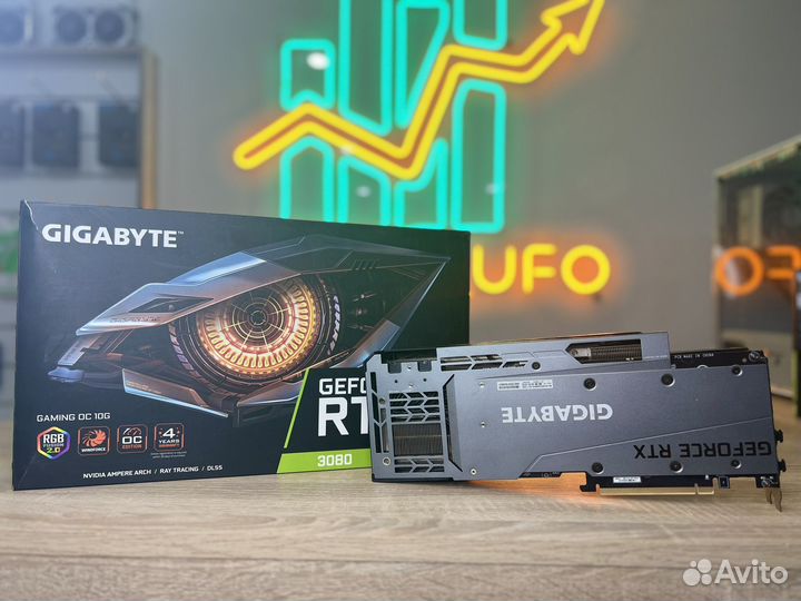 Видеокарта gigabyte GeForce RTX 3080 gaming OC