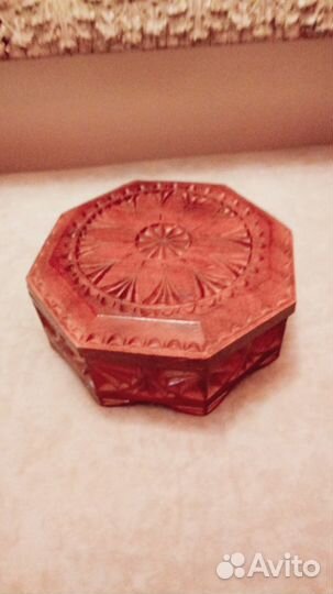 Шкатулка дерево,резная СССР