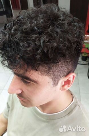 Химическая завивка мужская