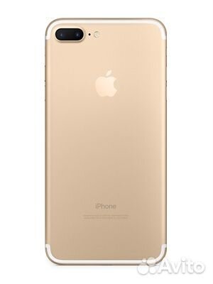 Корпус для iPhone 7 Plus (Ростест) (золотой) OEM