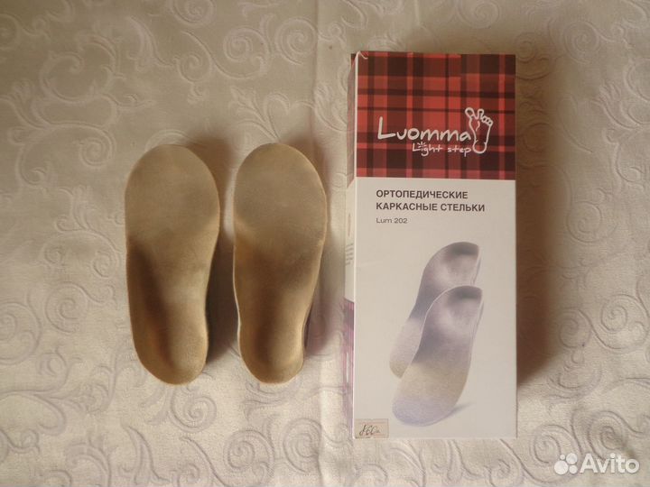 Ортопедические каркасные стельки Luomma р.25-26
