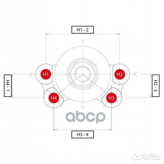 Шаровая опора isuzu bighorn 81-91/rodeo 91-97/opel