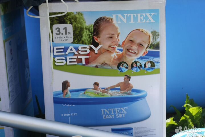Аксессуары и бассейн Intex Easy Set 3.1 м