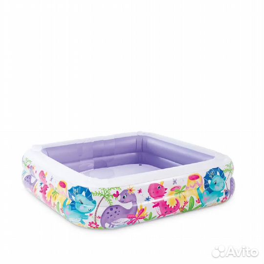 Детский надувной бассейн Intex В тени с навесом 57