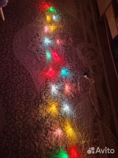 Гирлянда СССР Ажурная пр-во г. Омск радио завод