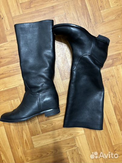 Сапоги ekonika натуральная кожа