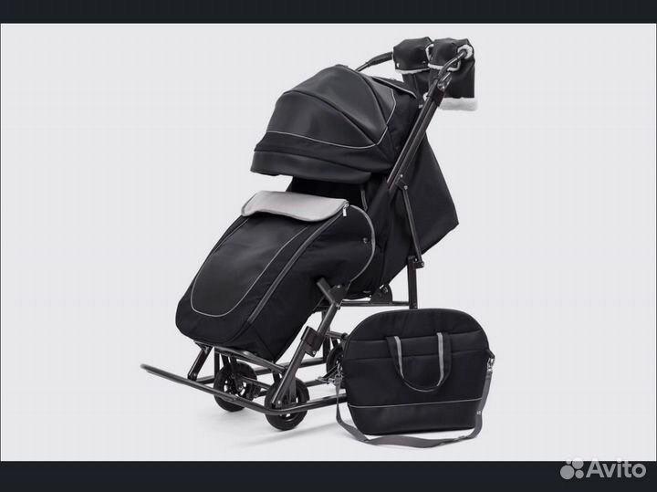 Санки-коляска детские,зимние Pikate Deluxe