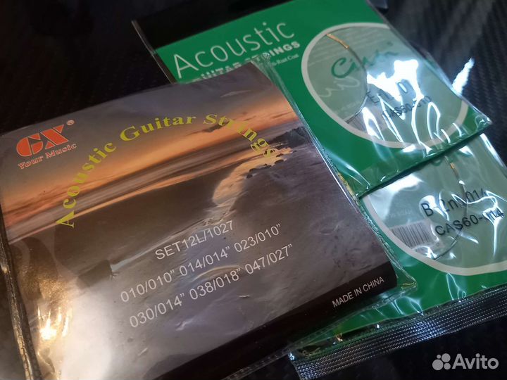 Струны для 12 струнной акустической гитары