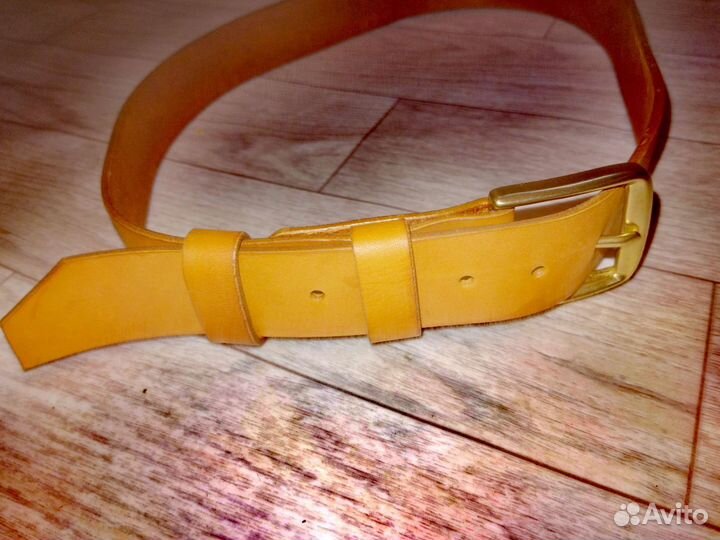 Мужской кожаный ремень