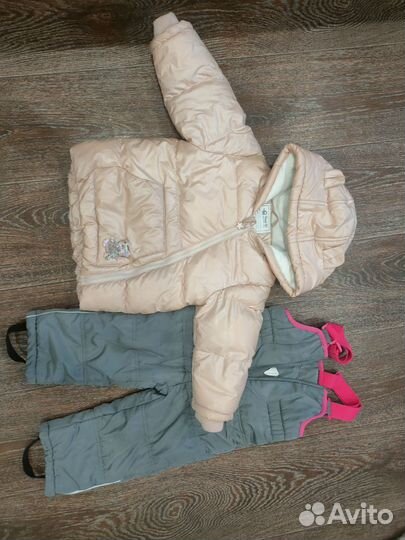 Демисезонный костюм для девочки 86