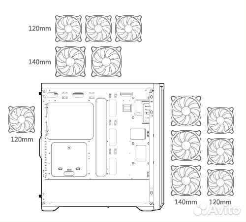 Корпус Cougar MX330-G Pro Новый