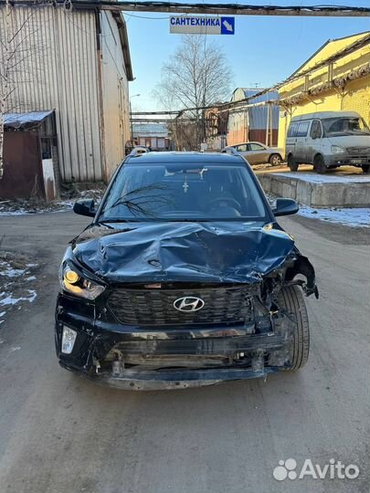 Hyundai Creta 2.0 AT, 2021, битый, 47 000 км