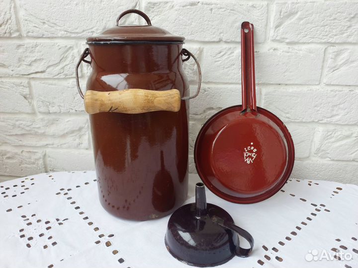 Бидоны эмалированные СССР