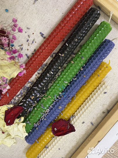 Свечи восковые ручной работы