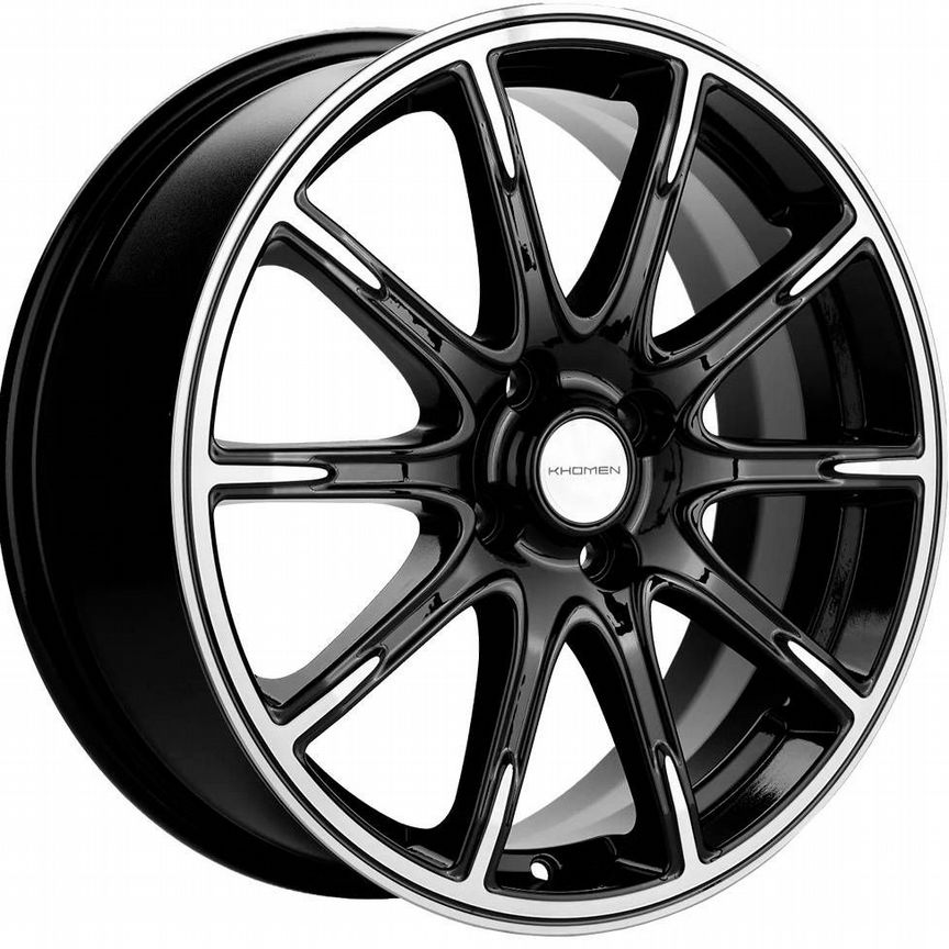 Диски Khomen KHW1707 6.5x17 4x100 ET50 D60.1 Black-FP