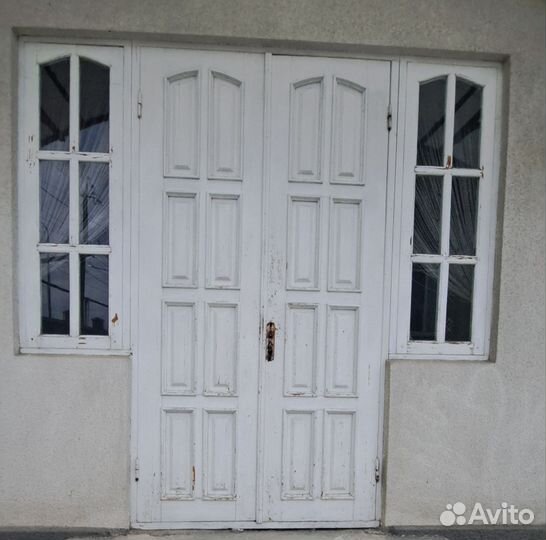 Деревянные окна и двери бу