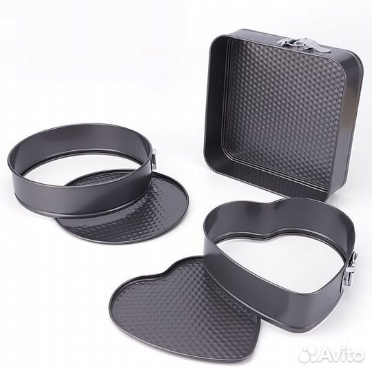 Формы для выпечки, набор 3 штуки тд-206