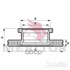 MBR5068 диск торм 432/208x45/135 10n-M16-1.5Om