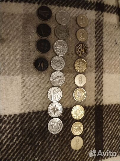 Коллекция монет из Магнита и Пятёрочки
